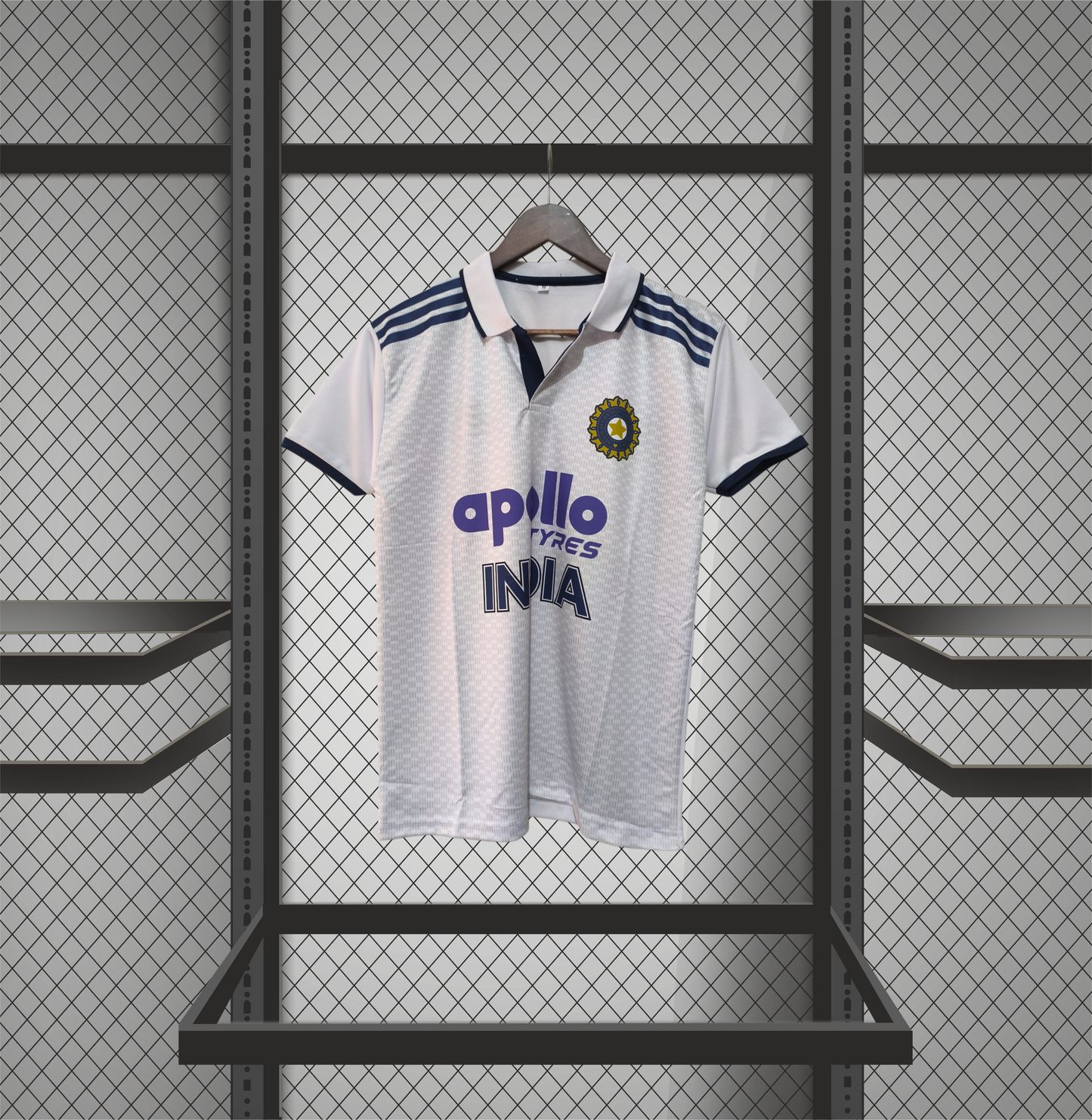 India Test Cricket Half Sleeve Jersey – Premium Supporters Edition